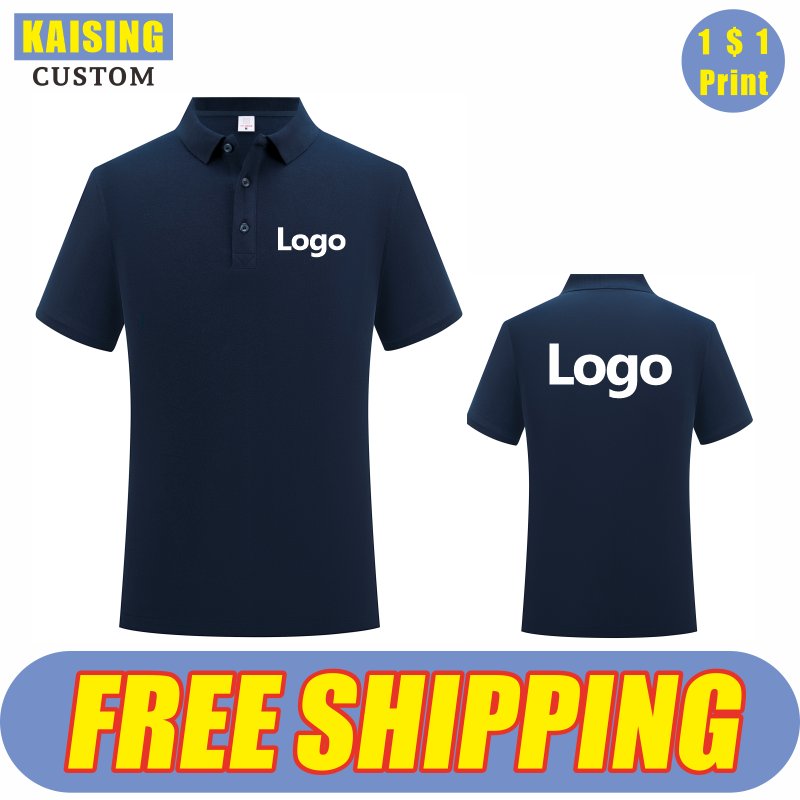 Embroidery Design Logo - KAISING 고품질 순수 코튼 폴로 셔츠