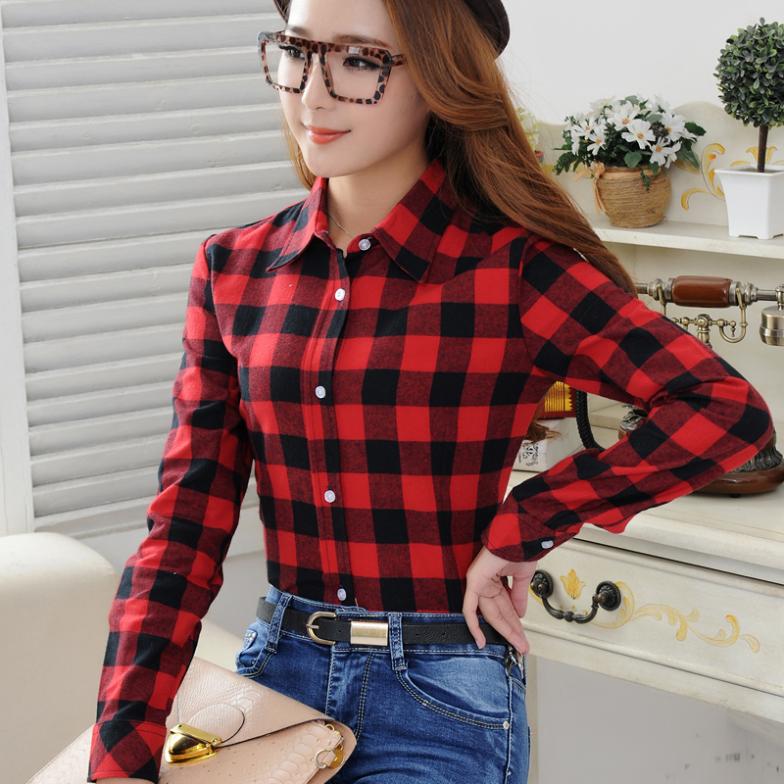 Embroidery Cotton Shirt - 2024 봄 새로운 패션 캐주얼 옷깃