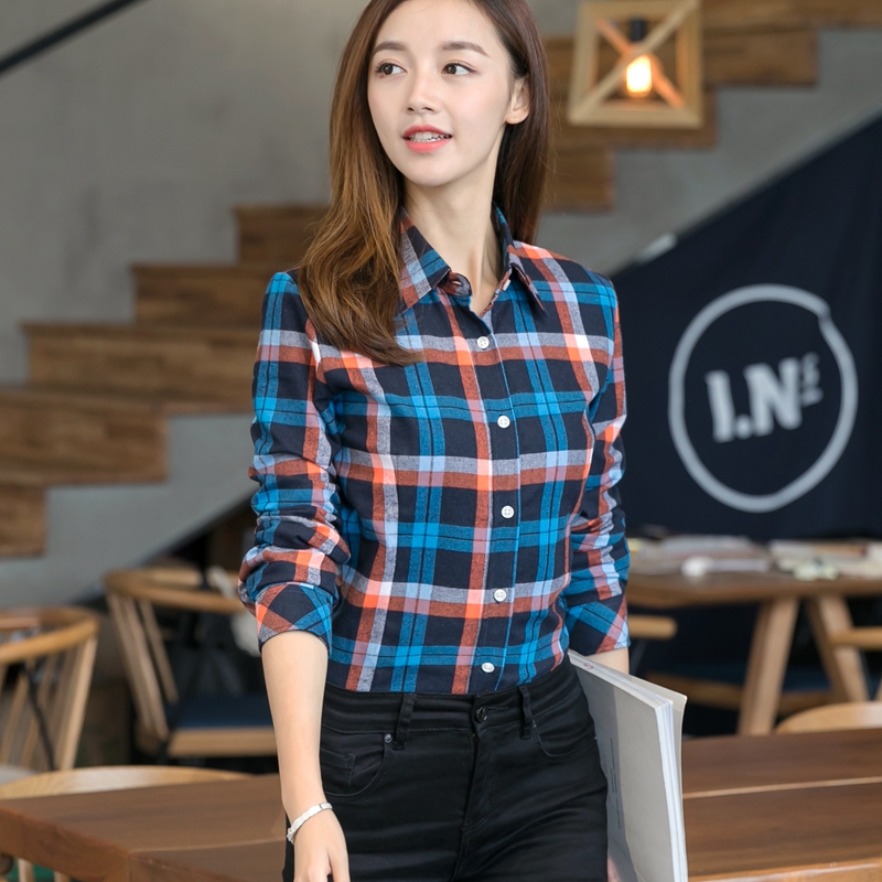 2024 봄 새로운 패션 캐주얼 옷깃 플러스 사이즈 블 - Embroidery Cotton Shirt 리뷰 및 가격
